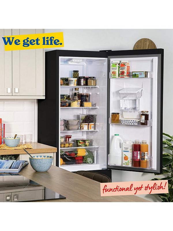 Russell Hobbs RH180FFFF551E1BWD 180X54CM Frost Free Fridge Freezer W/ Water Dispenser - Black - Image 7